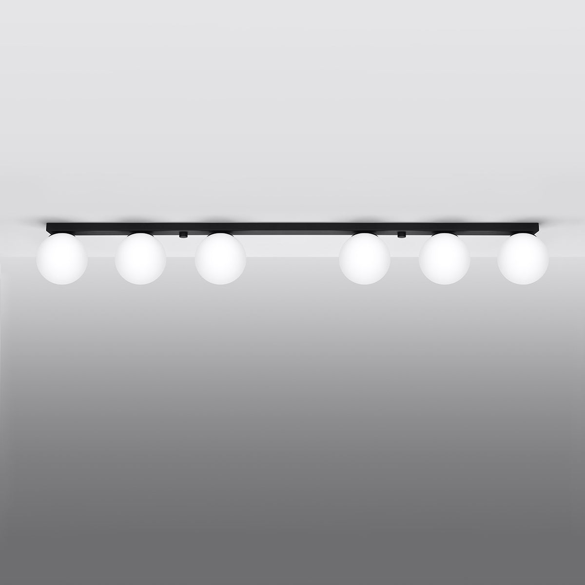 Plafondlamp YOLI 6 zwart
