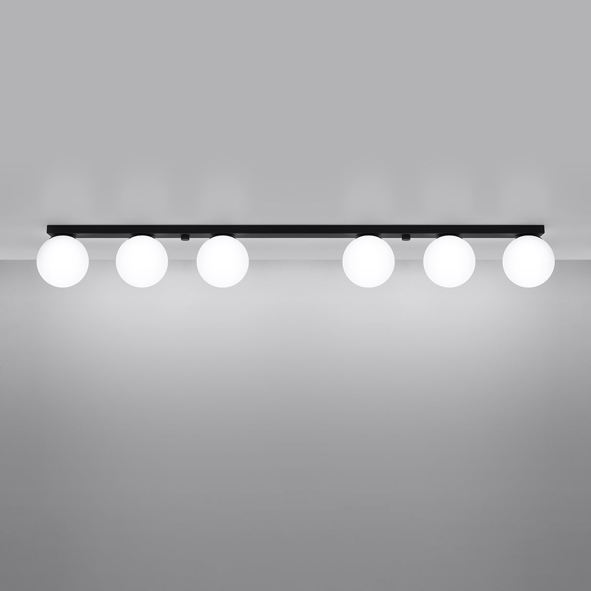 Plafondlamp YOLI 6 zwart