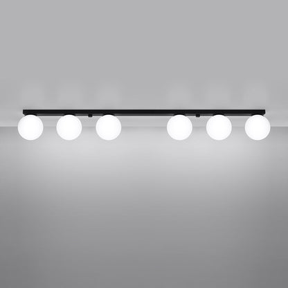 Plafondlamp YOLI 6 zwart