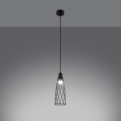 Hanglamp SUBA 1 zwart