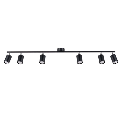 Plafondlamp LEMMI 6L zwart