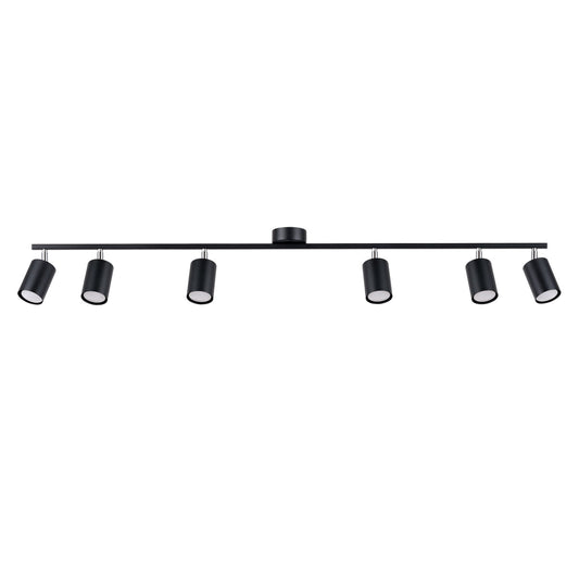 Plafondlamp LEMMI 6L zwart