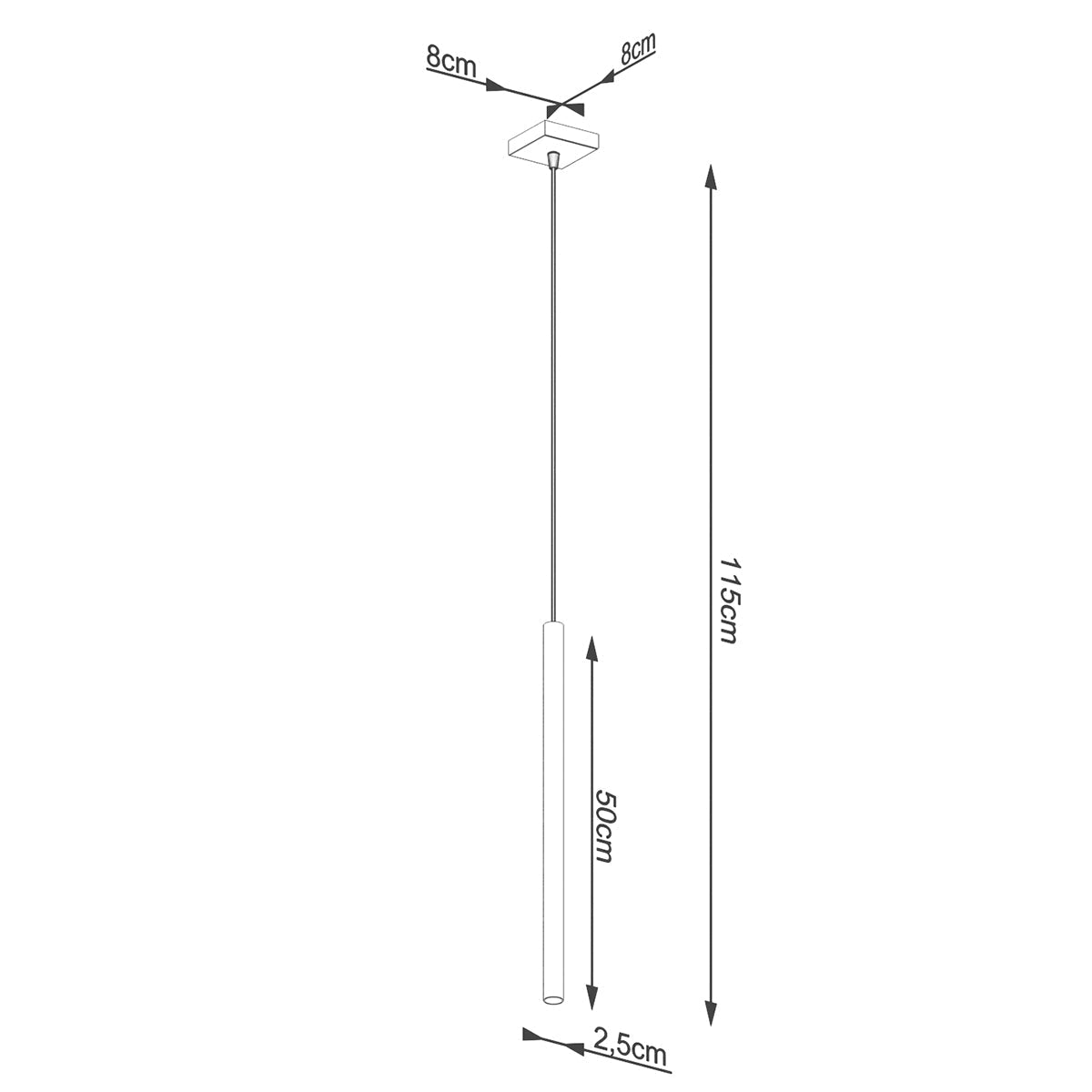 Hanglamp PASTELO 1 goud