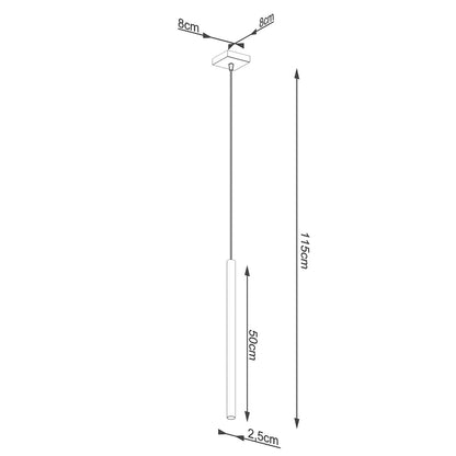 Hanglamp PASTELO 1 goud