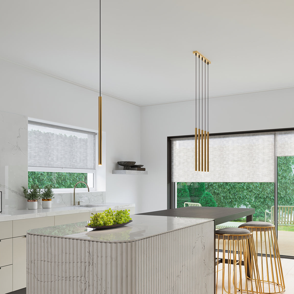 Hanglamp PASTELO 3P goud