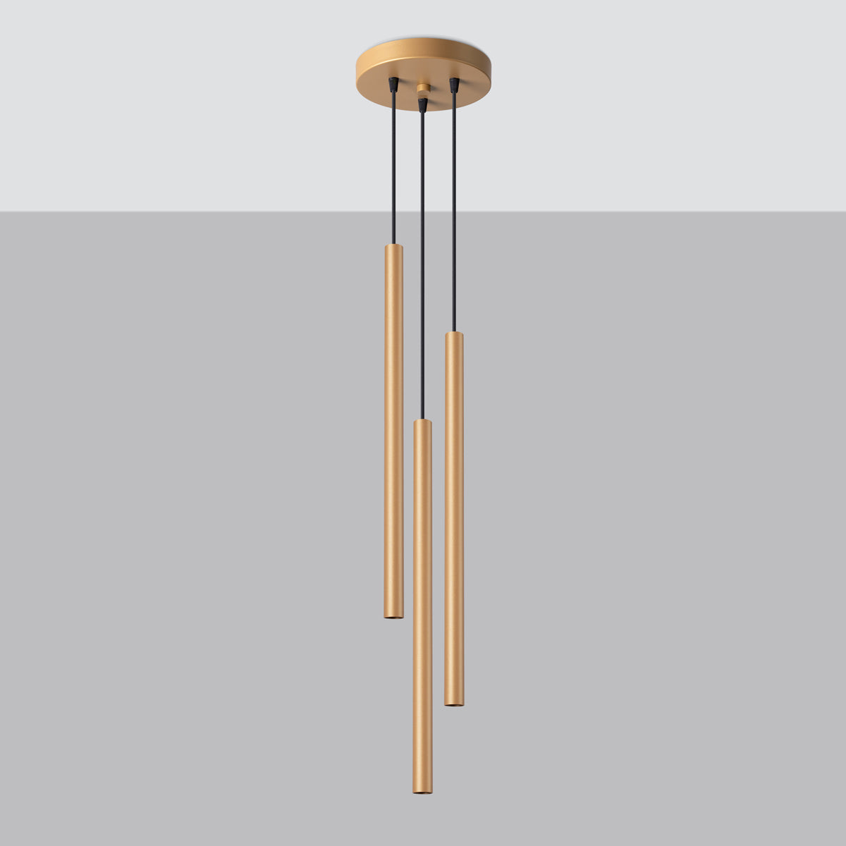 Hanglamp PASTELO 3P goud