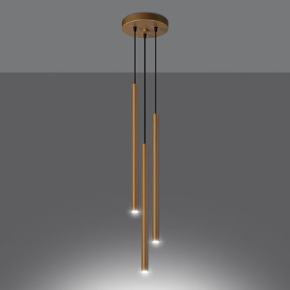 Hanglamp PASTELO 3P goud