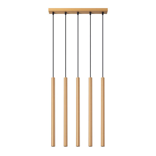 Hanglamp PASTELO 5L goud