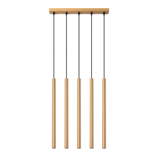 Hanglamp PASTELO 5L goud