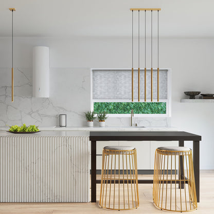 Hanglamp PASTELO 5L goud