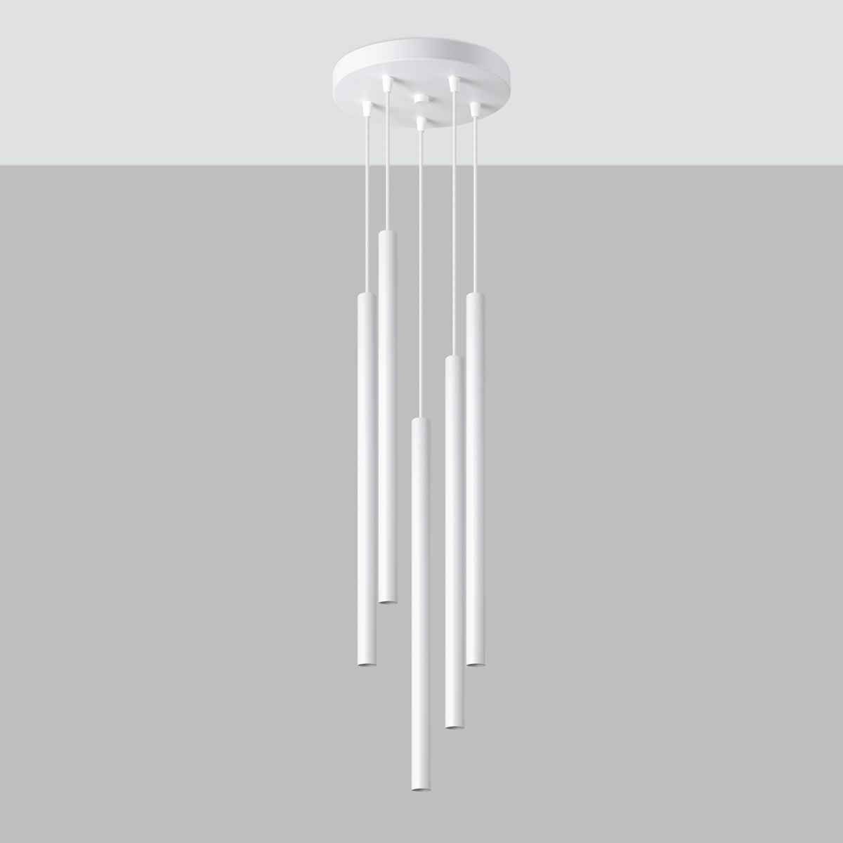 Hanglamp PASTELO 5P wit