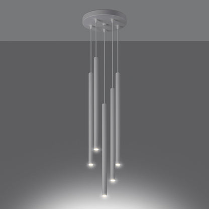 Hanglamp PASTELO 5P wit