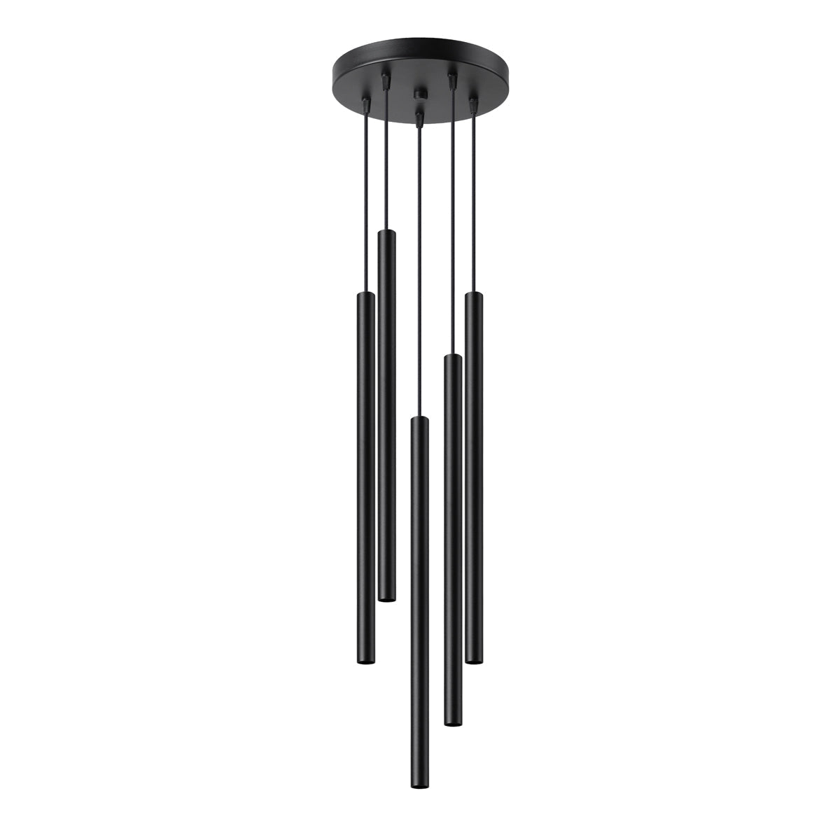 Hanglamp PASTELO 5P zwart