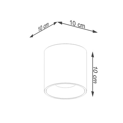 Plafondlamp ORBIS 1 goud
