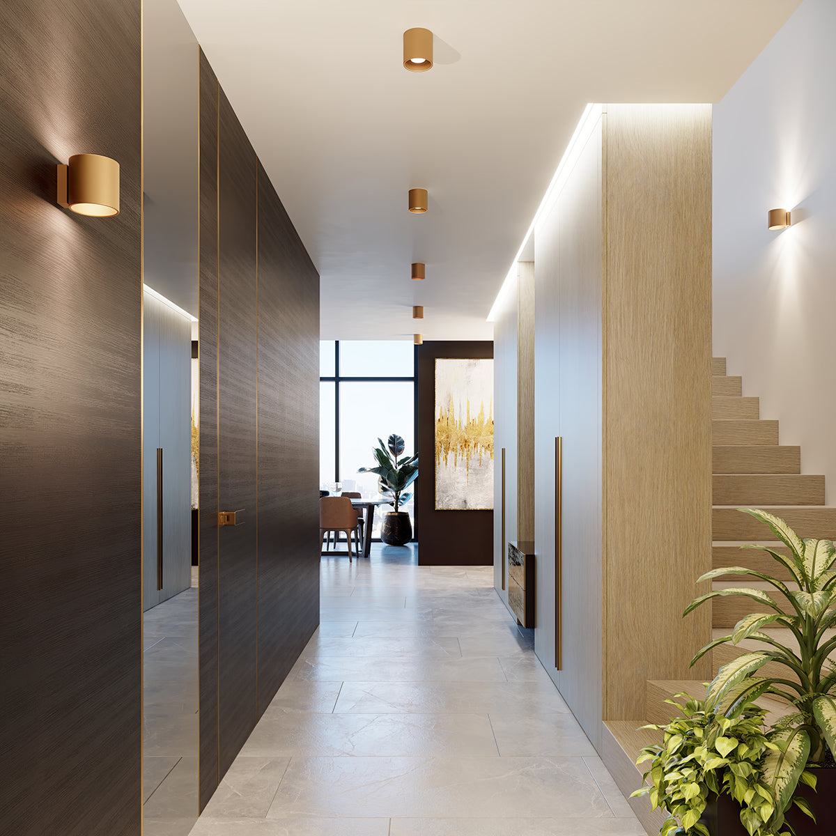Plafondlamp ORBIS 1 goud