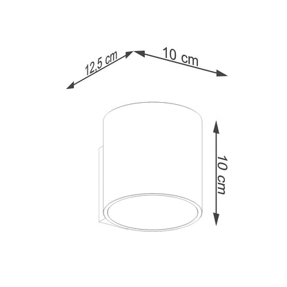 Wandlamp ORBIS 1 goud