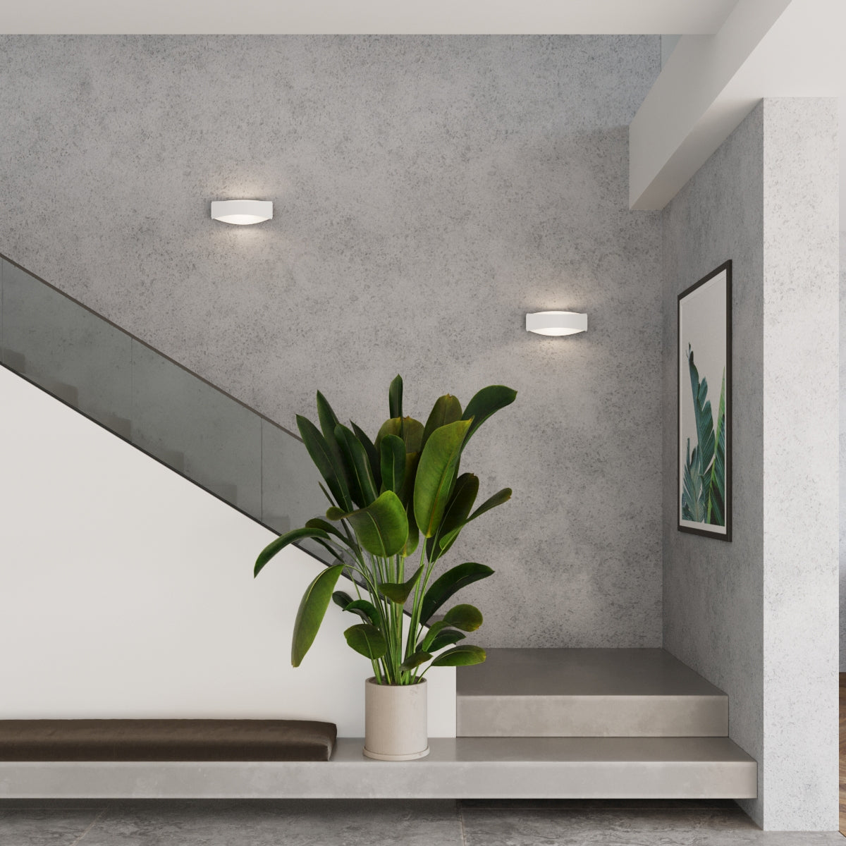 Wandlamp TONI wit