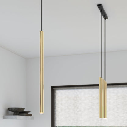 Hanglamp PASTELO 1 gepolijst goud