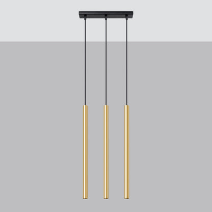 Hanglamp PASTELO 3L goud gepolijst