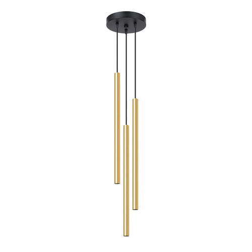 Hanglamp PASTELO 3P gepolijst goud