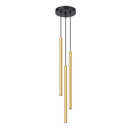 Hanglamp PASTELO 3P gepolijst goud