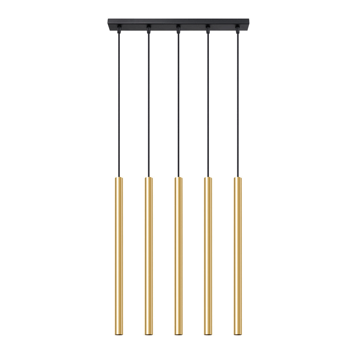 Hanglamp PASTELO 5L goud gepolijst