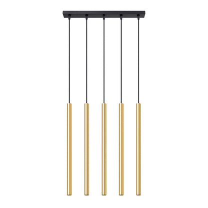 Hanglamp PASTELO 5L goud gepolijst