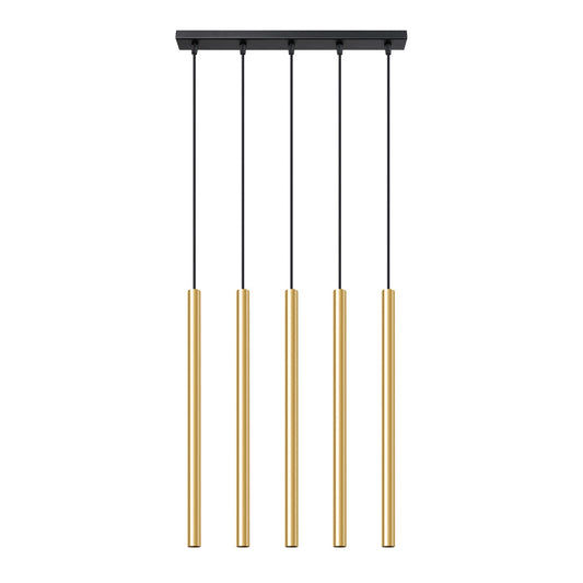 Hanglamp PASTELO 5L goud gepolijst