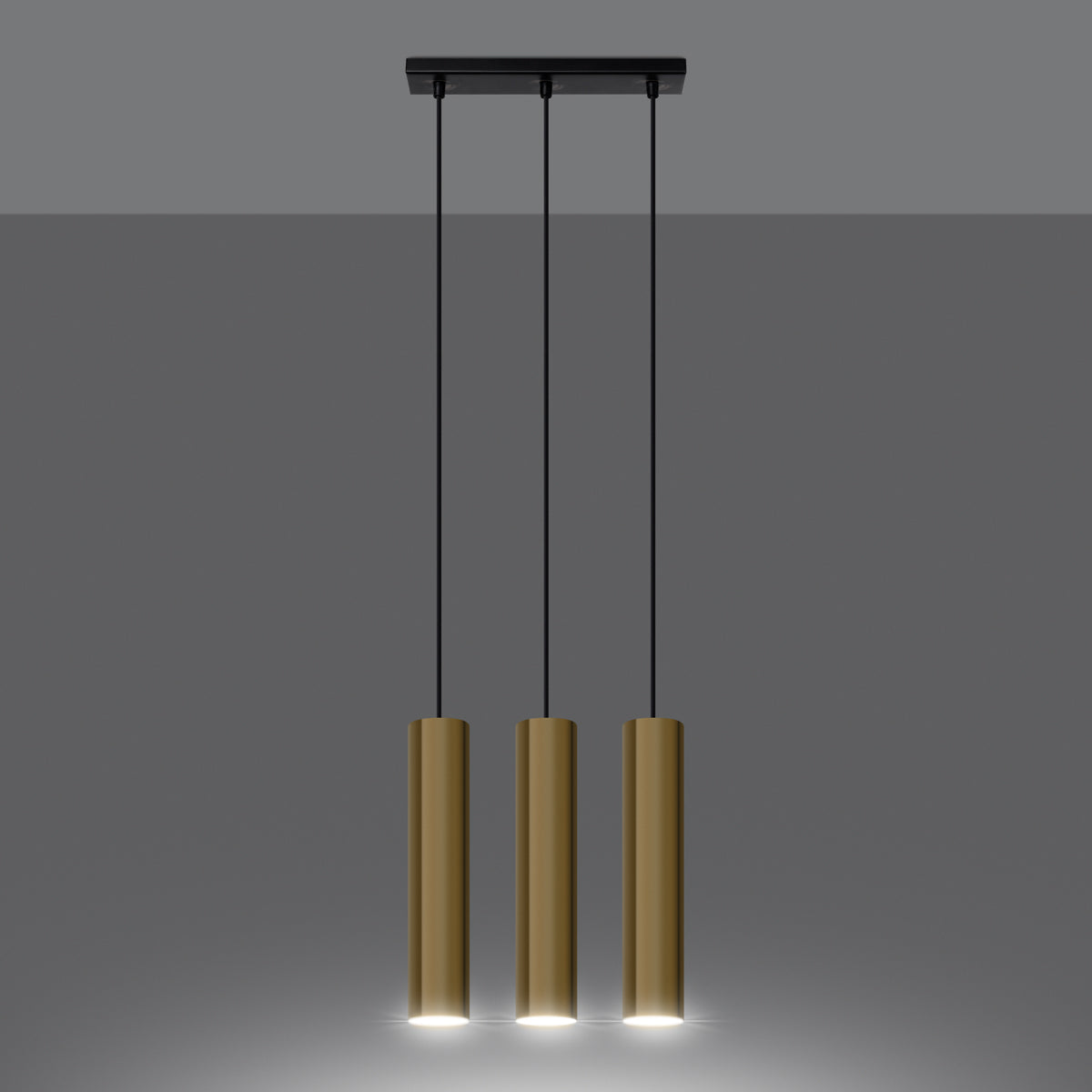Hanglamp LAGOS 3 gepolijst goud