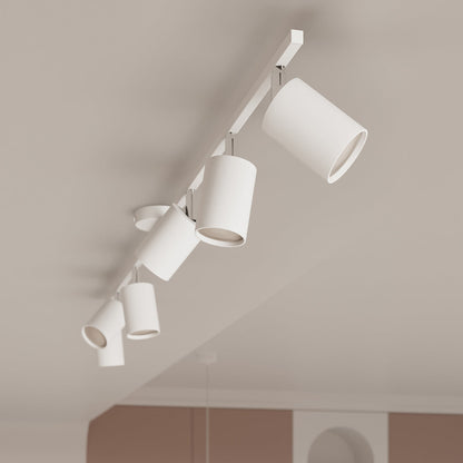 Minimalistische witte Kroonluchter LEMMI 6