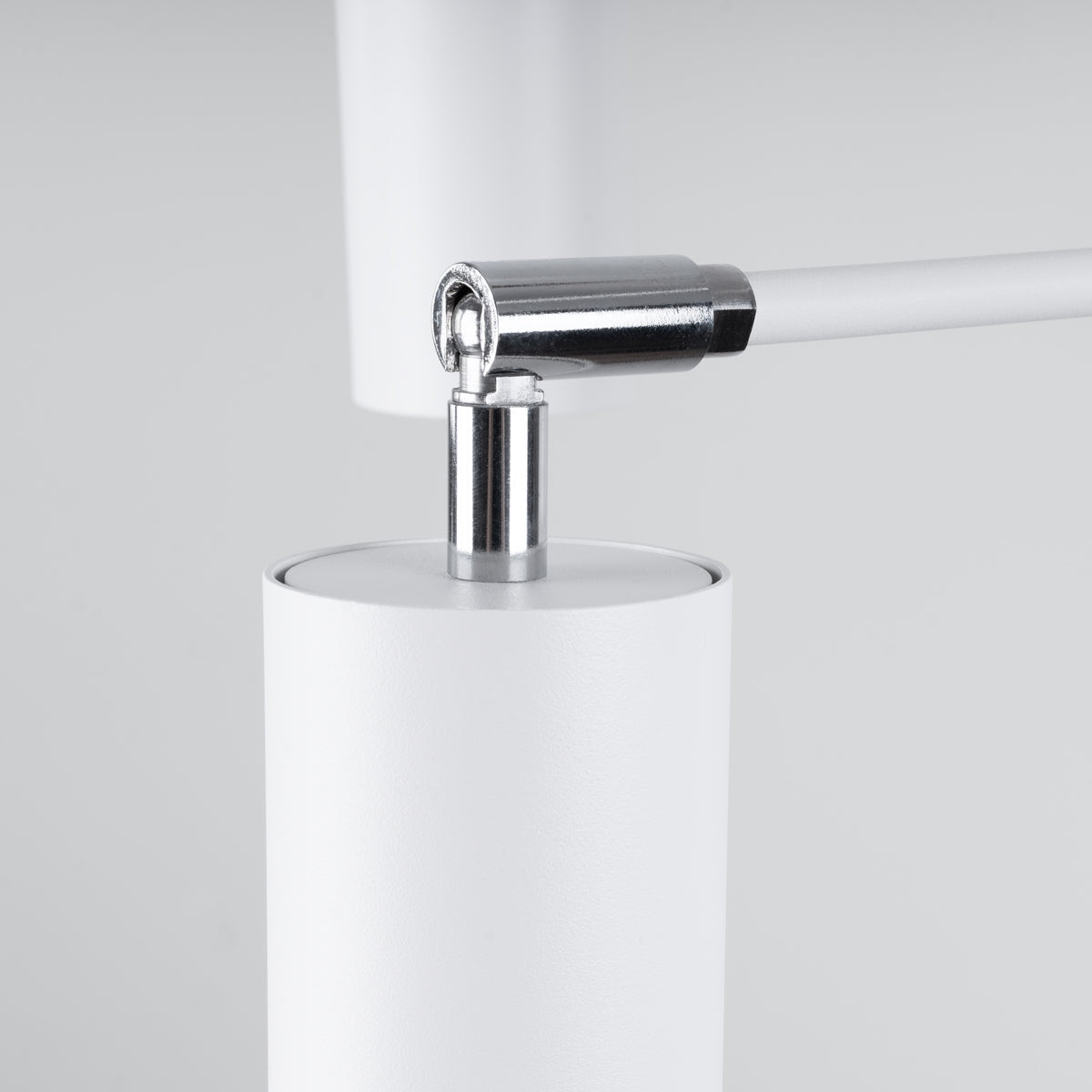 Minimalistische witte Kroonluchter LEMMI 6