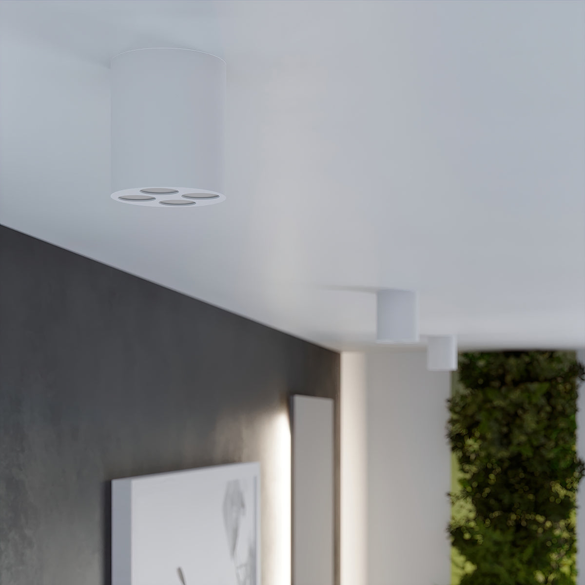 Plafondlamp ZOE wit LED