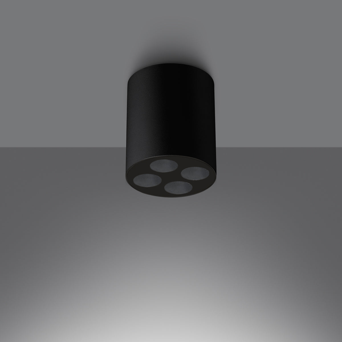 Plafondlamp ZOE zwart LED