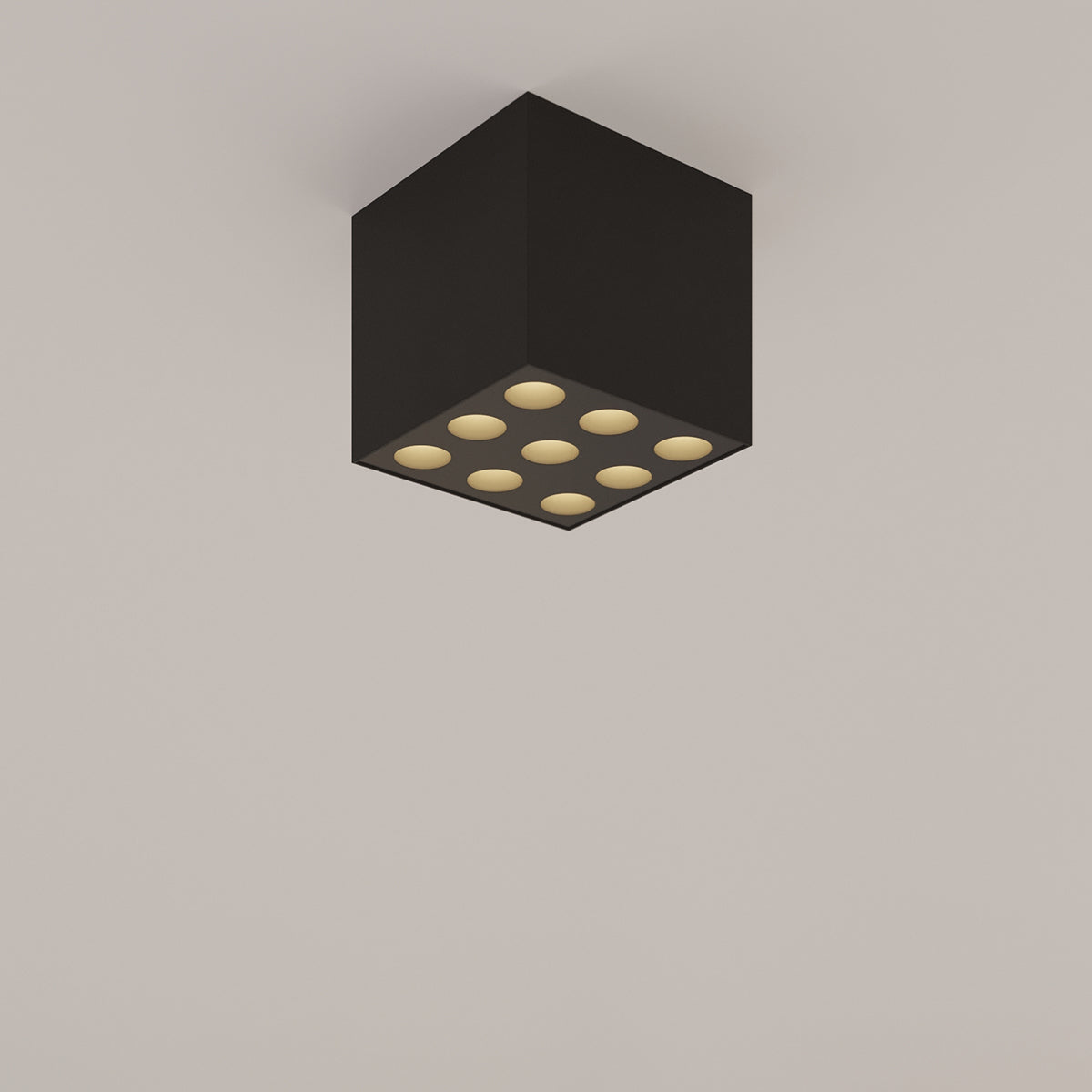 Plafondlamp OZZY zwart LED