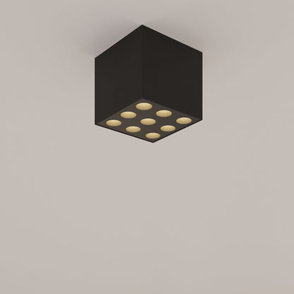 Plafondlamp OZZY zwart LED