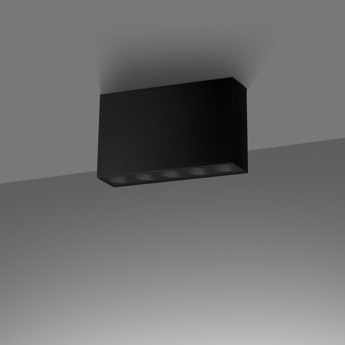 Plafondlamp SOLE zwart LED