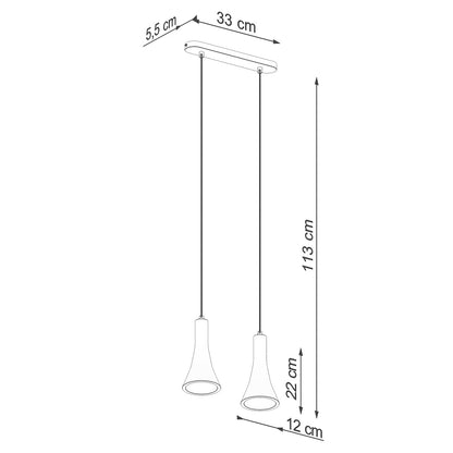 Hanglamp REA 2 beton