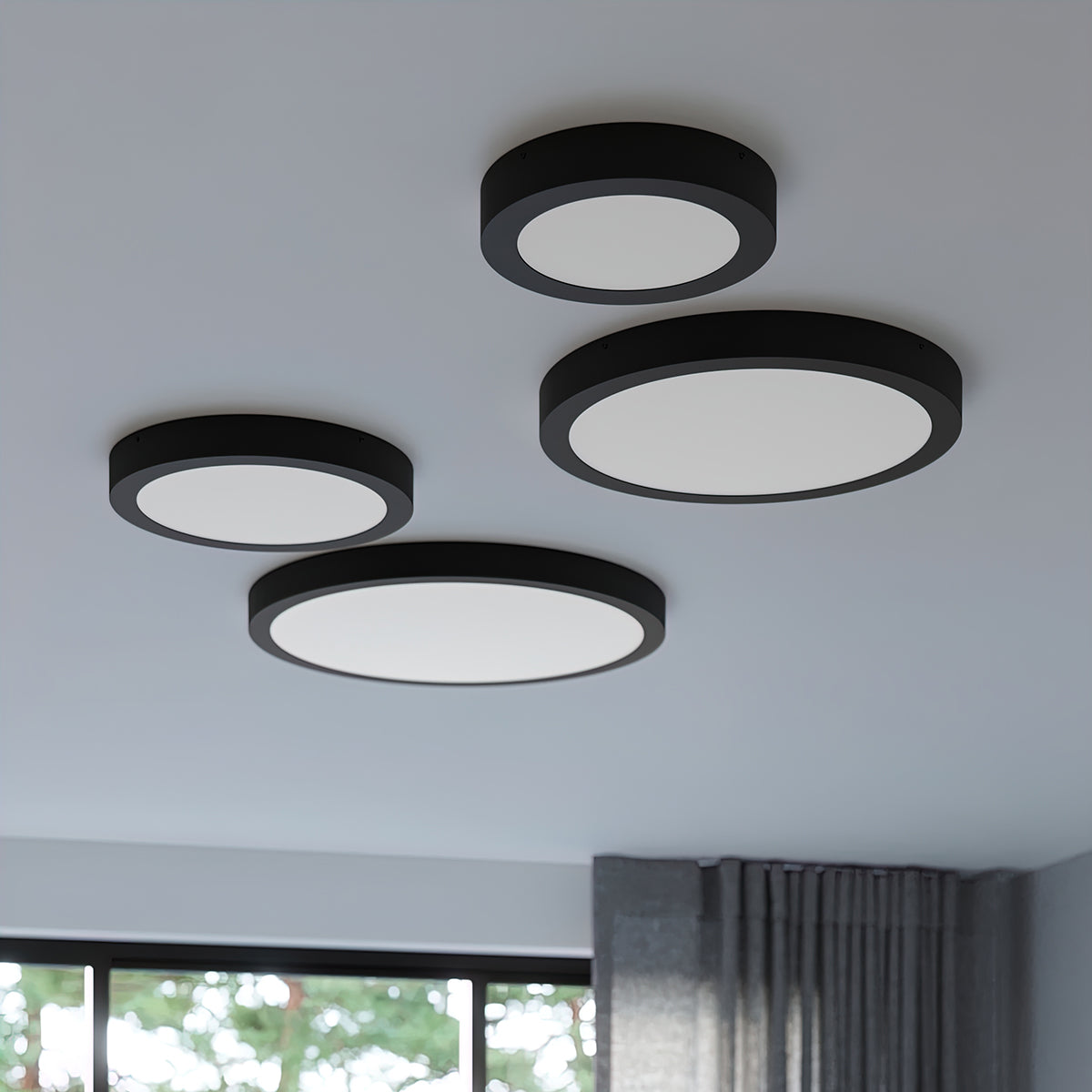 Plafondlamp ONYX 30 wit LED 3000K