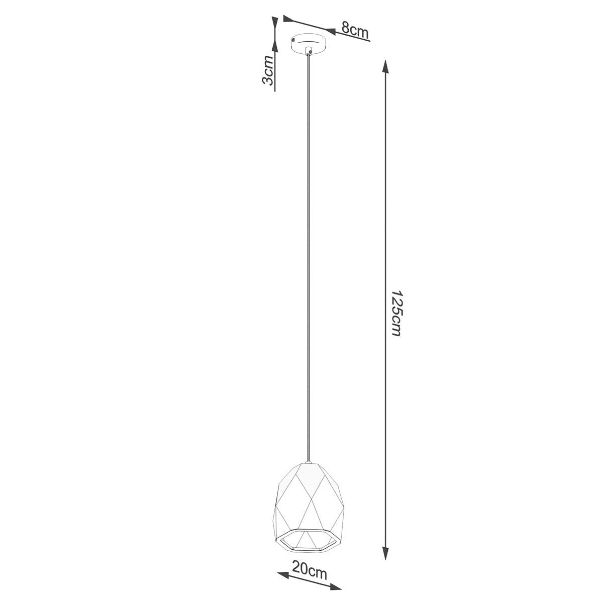 Hanglamp keramiek MINT