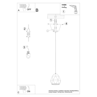 Hanglamp keramiek MINT