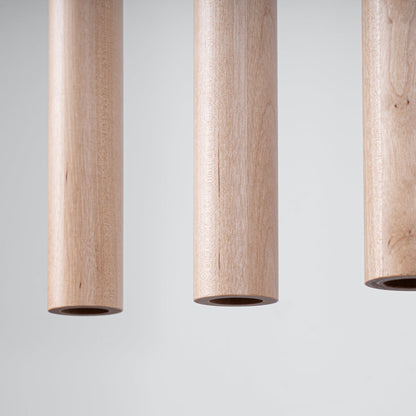 Hanglamp PASTELO 5L hout