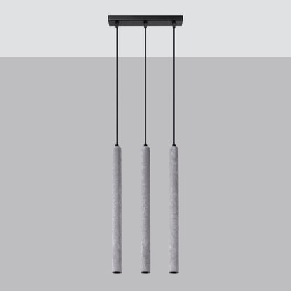 Hanglamp PASTELO 3L beton