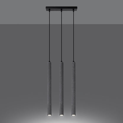 Hanglamp PASTELO 3L beton