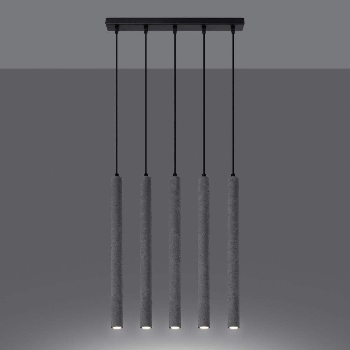 Hanglamp PASTELO 5L beton