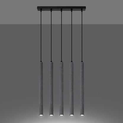 Hanglamp PASTELO 5L beton