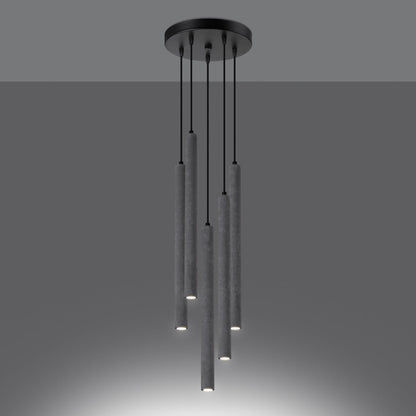 Hanglamp PASTELO 5P beton
