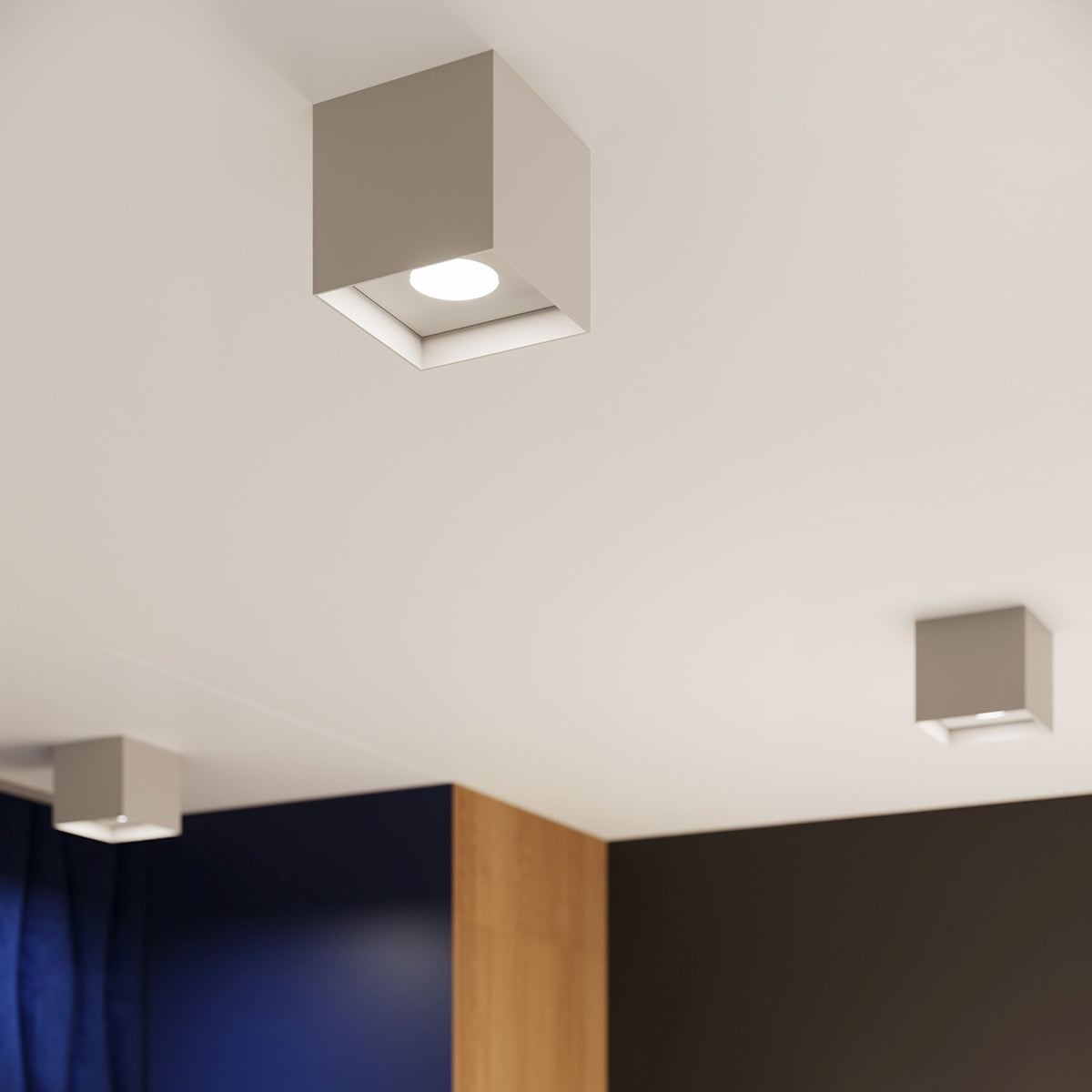 Plafondlamp HATI grijs