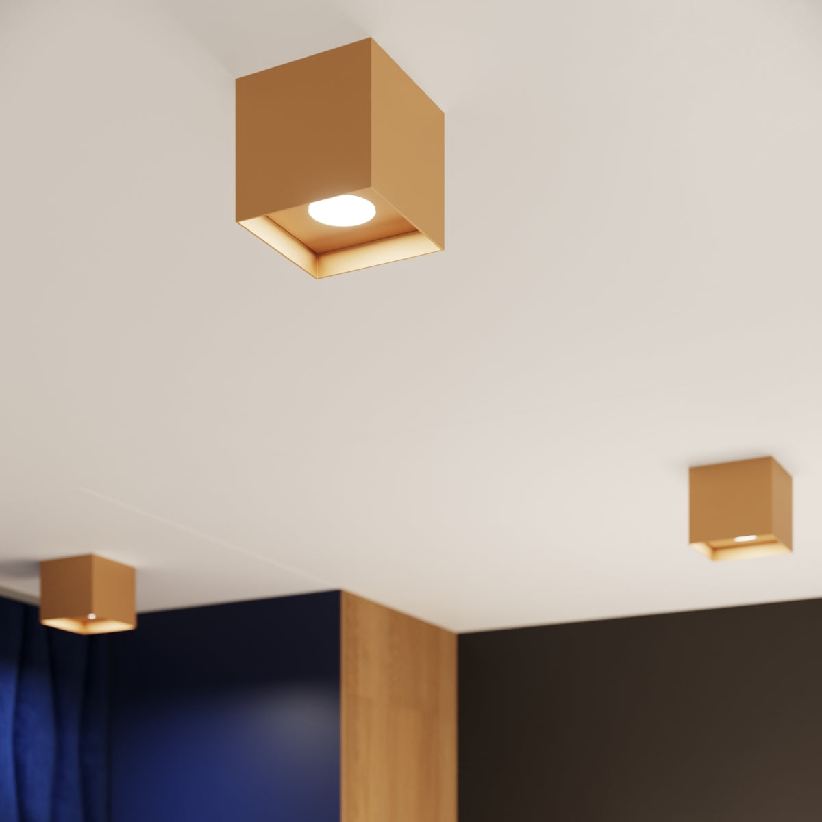 Plafondlamp HATI goud