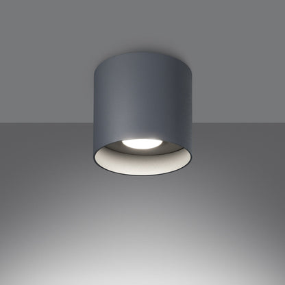 Plafondlamp MIKA grijs