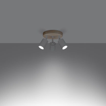 Plafondlamp VERDO 3P wit